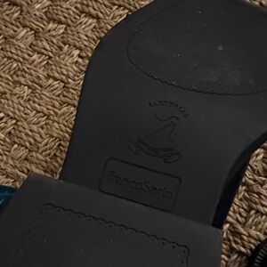 Franco Sarto Black Leather Sandals